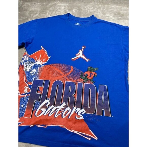 Nike Other - Nike Florida Gators Tee Shirt Men Medium Blue Cotton College Basketball Football